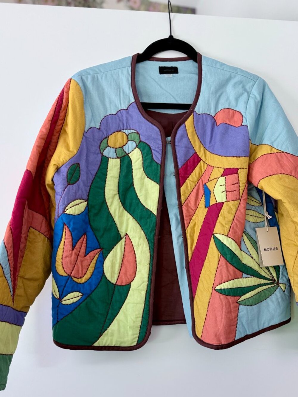 MOTHER Patchwork Quilted "eye on the prize" Jacket - NWT - Picture 4 of 8